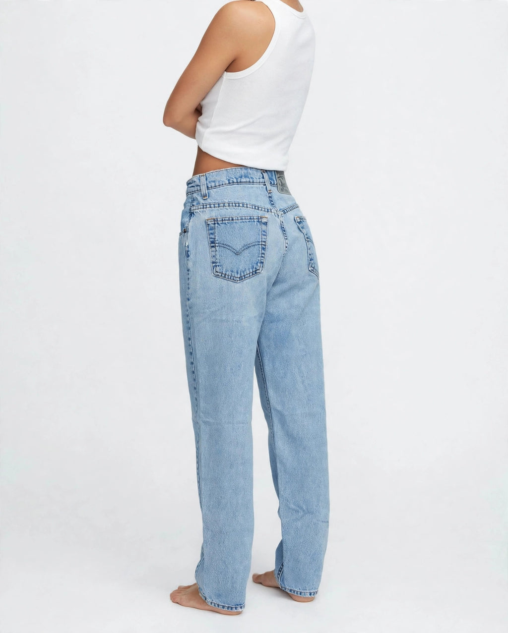 Vintage Levi's Silver Tab Loose Jeans — Light Wash — Size 25/26