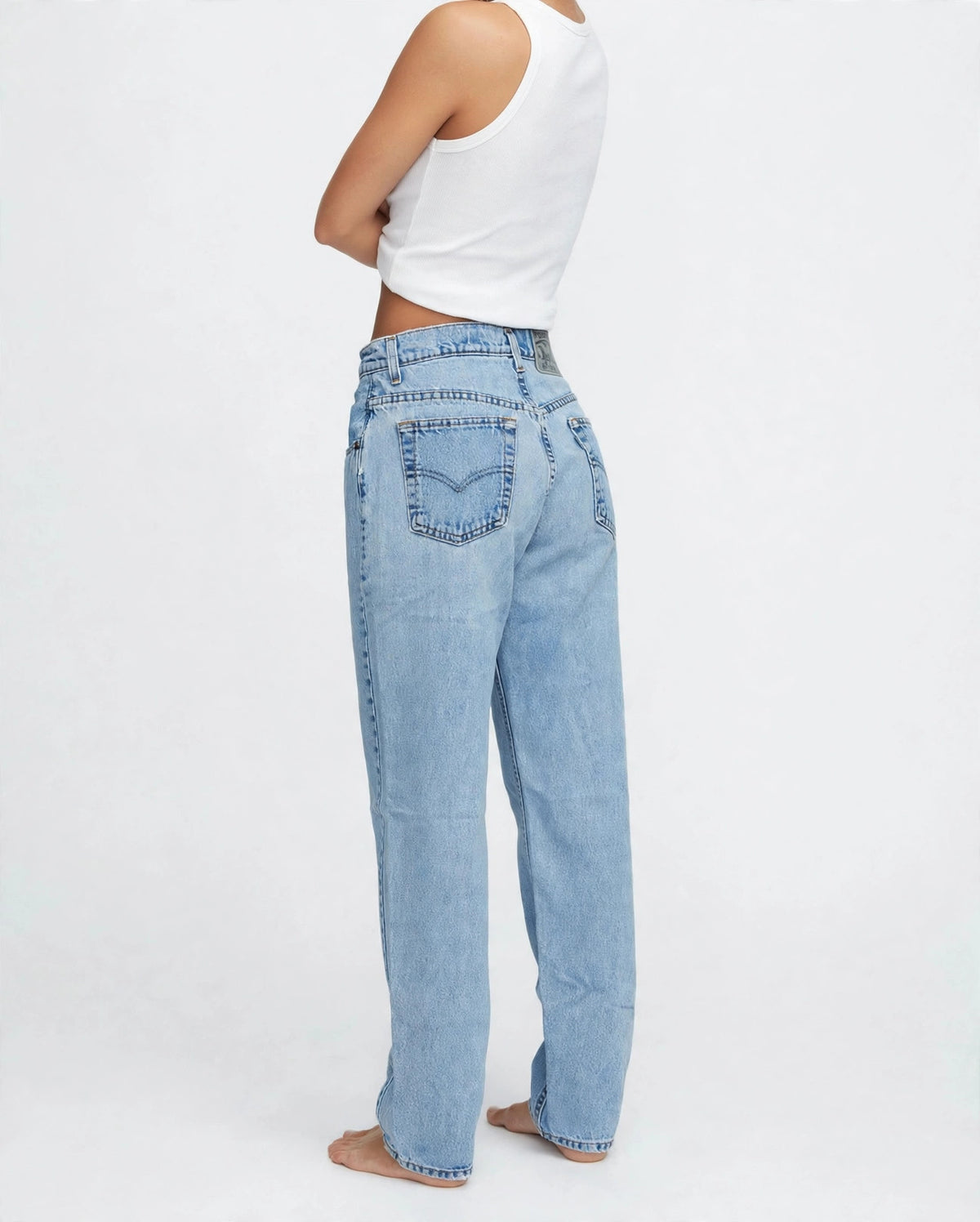 Vintage Levi's Silver Tab Loose Jeans — Light Wash — Size 25/26