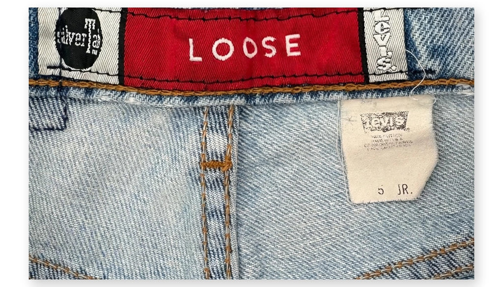 Vintage Levi's Silver Tab Loose Jeans — Light Wash — Size 25/26