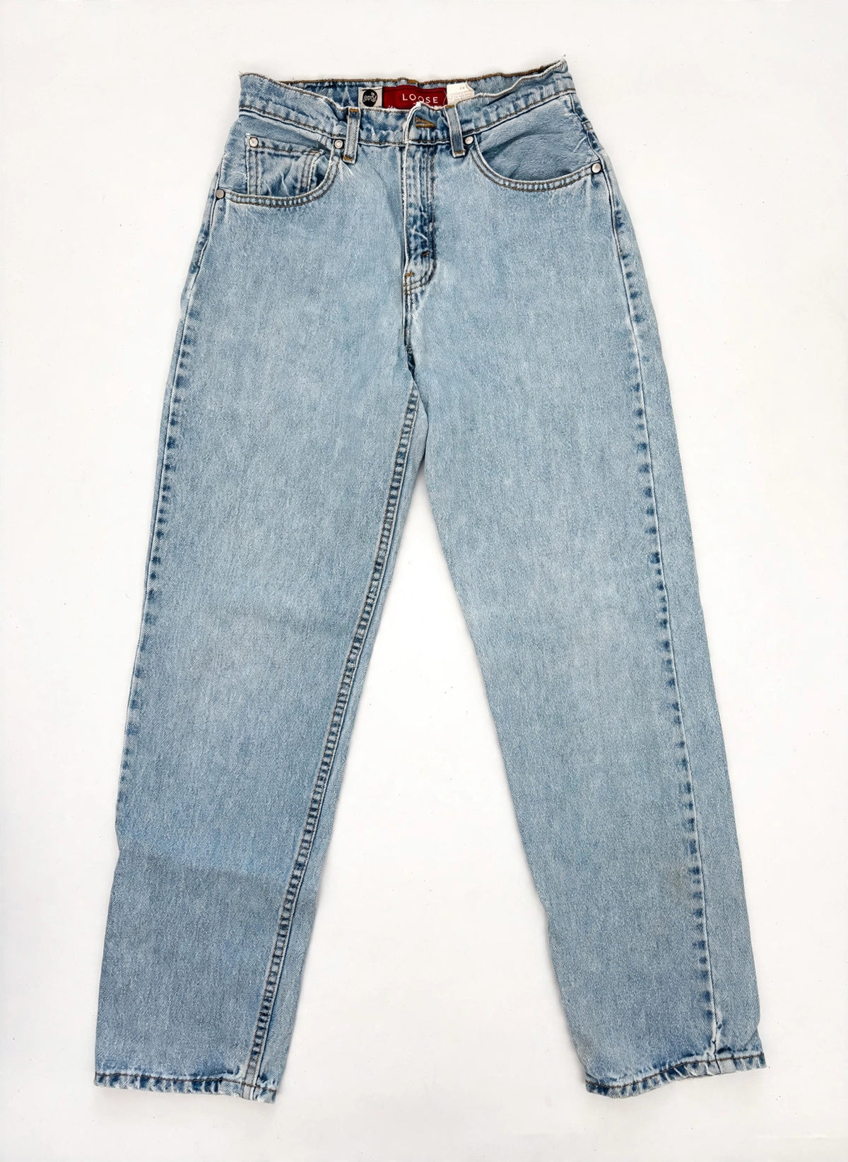 Vintage Levi's Silver Tab Loose Jeans — Light Wash — Size 25/26