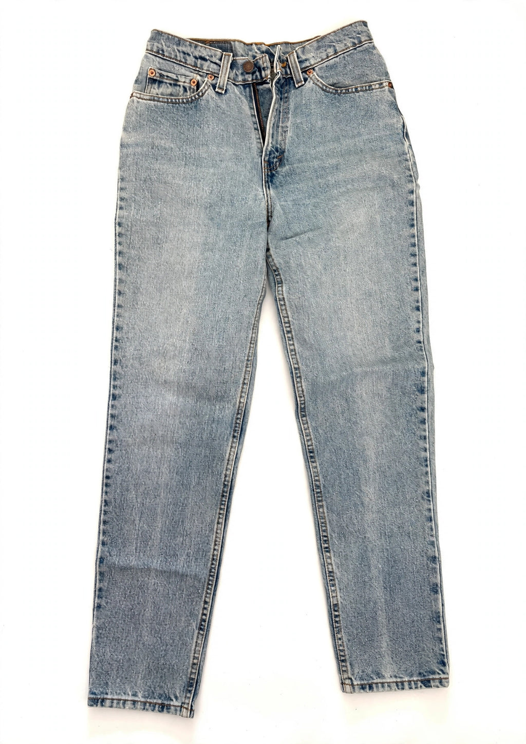 Vintage Levi's 512 Slim Tapered Jeans — Light Wash — Size 25