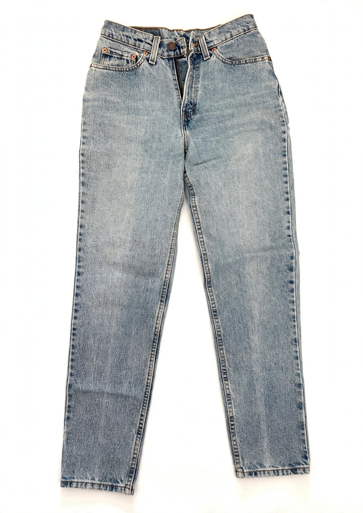 Vintage Levi's 512 Slim Tapered Jeans — Light Wash — Size 25